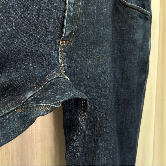 Duluth 40/34 Ballroom Double Flex Relaxed Fit Jeans washed dark indigo blue - Picture 9 of 16